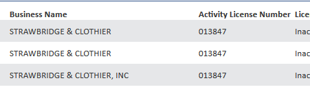 ActivityLicenseSearchResult