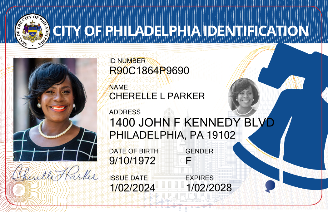 Mayor Parker ID Front