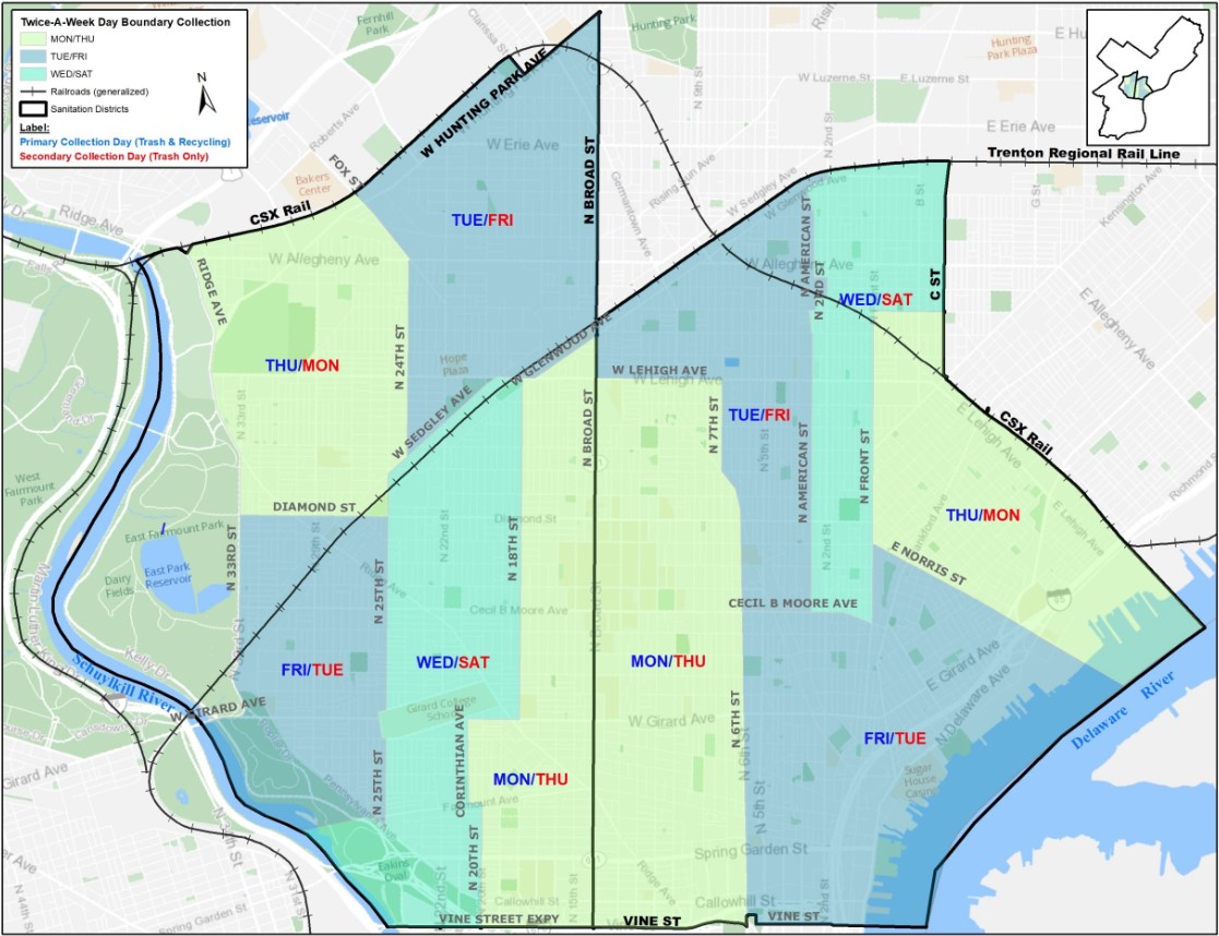 PKB - What day is trash/recycling collection in my neighborhood?